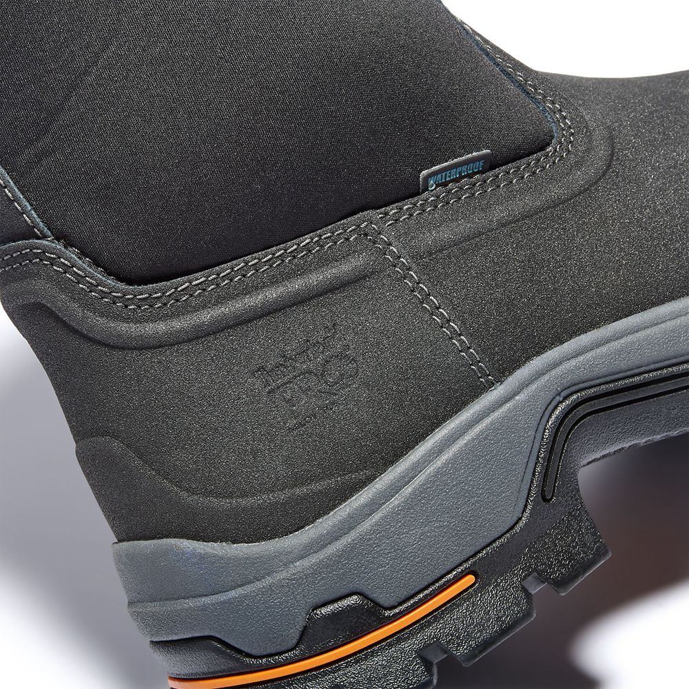 Botas de Trabajo Masculino - Timberland Pro® Stockdale Alloy Toe Wellington - SHBPX4025 - Pretas